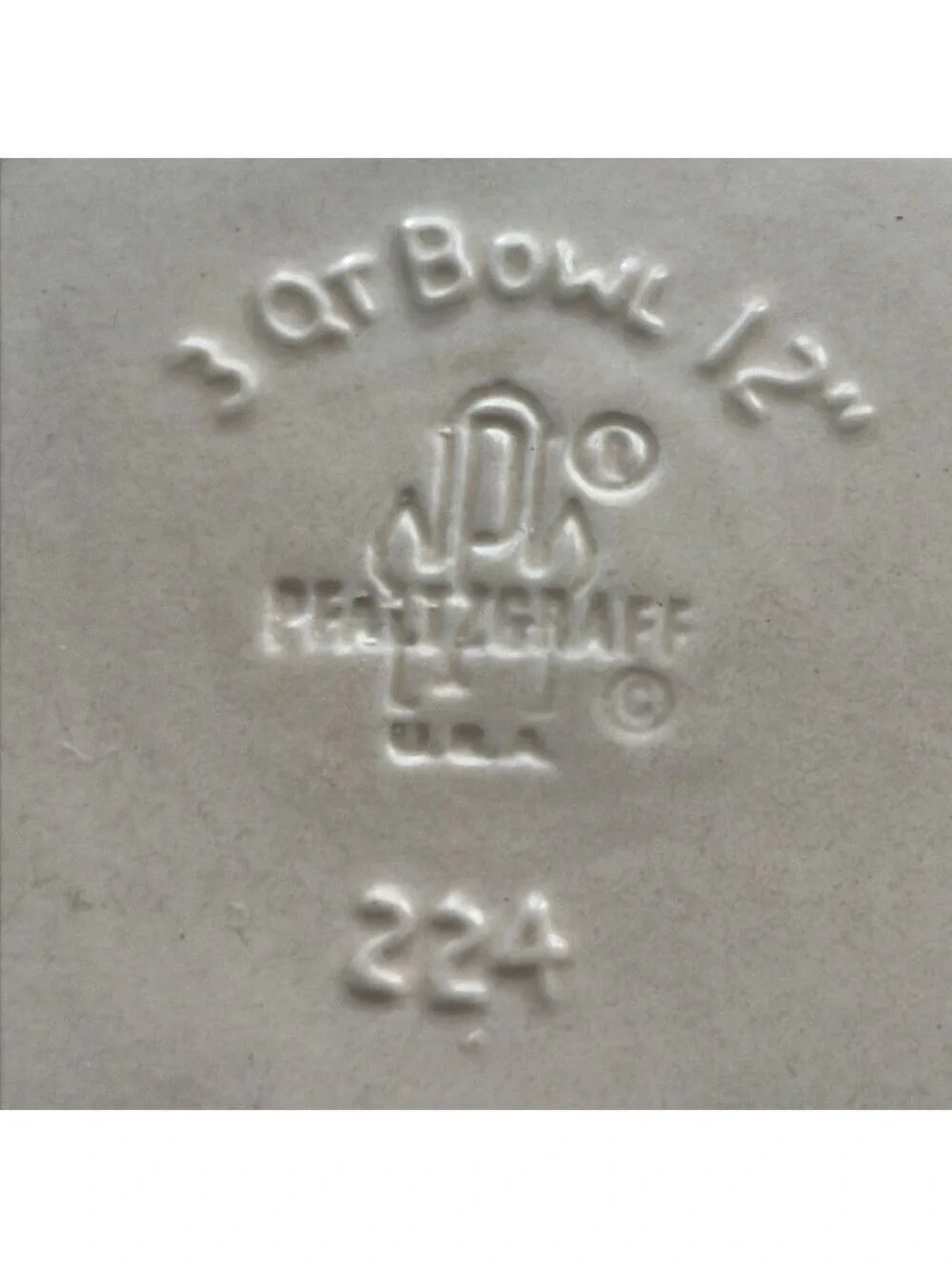 1976 Pfaltzgraff Village Collection (Made in USA) Large Salad Serving Bowl